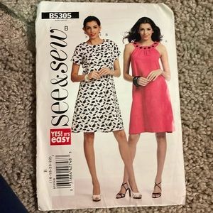 See & Sew Summer Dress Pattern